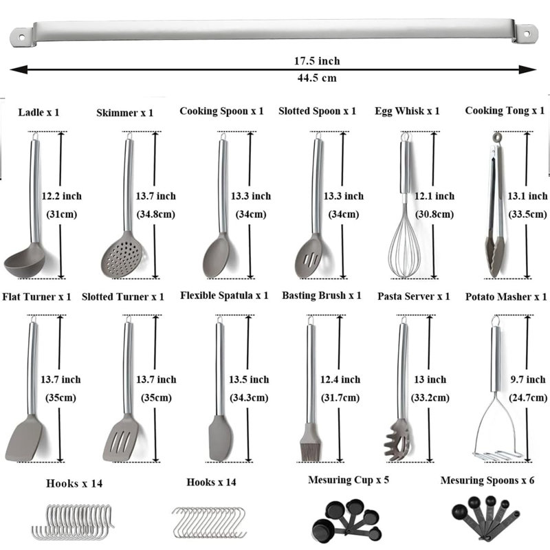 Belfry Kitchen Appell 38 Utensil Set
