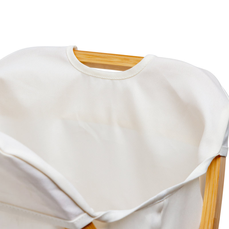 Panier à linge en X Qualiazero, Blanc