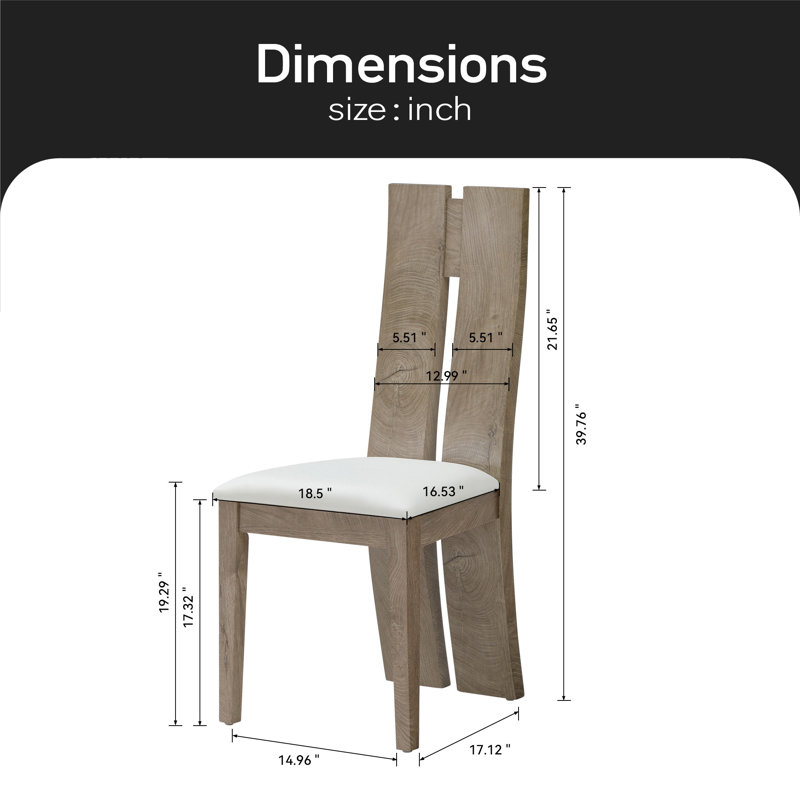 Chaise parsons Ceceilia