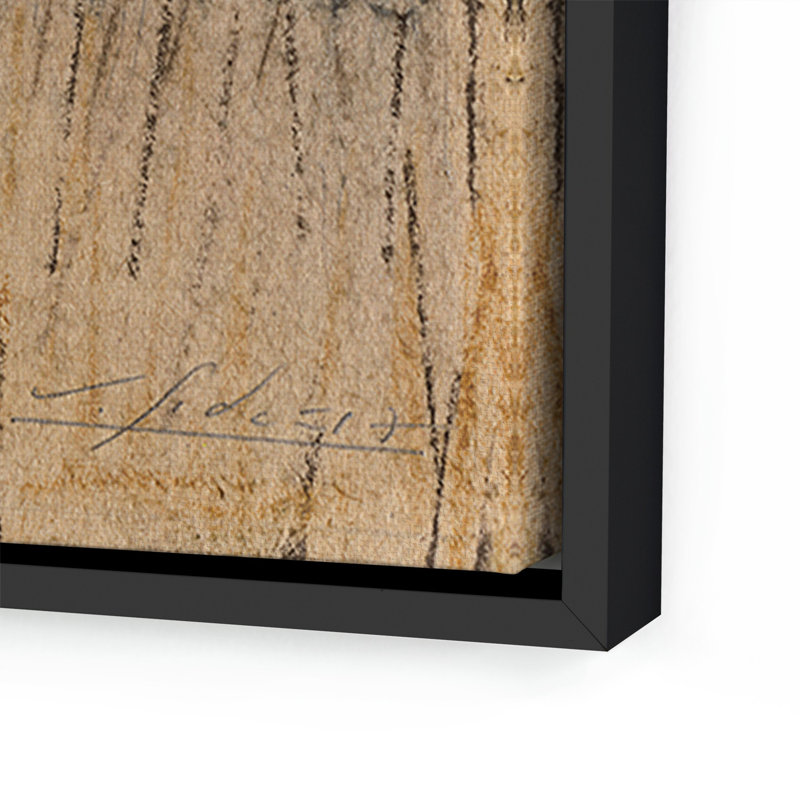 No. 17 by Valeria Sidanez, Black Canvas Floater Framed, 24" H 32" W 2" D