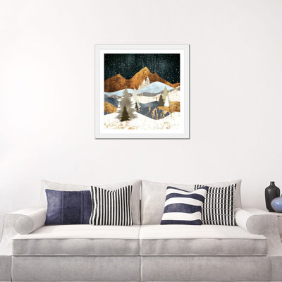 Étoiles d'hiver - reproduction d'impression