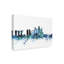 « singapour blue blue horizon », reproduction d’impression sur toile tendue-2005952345