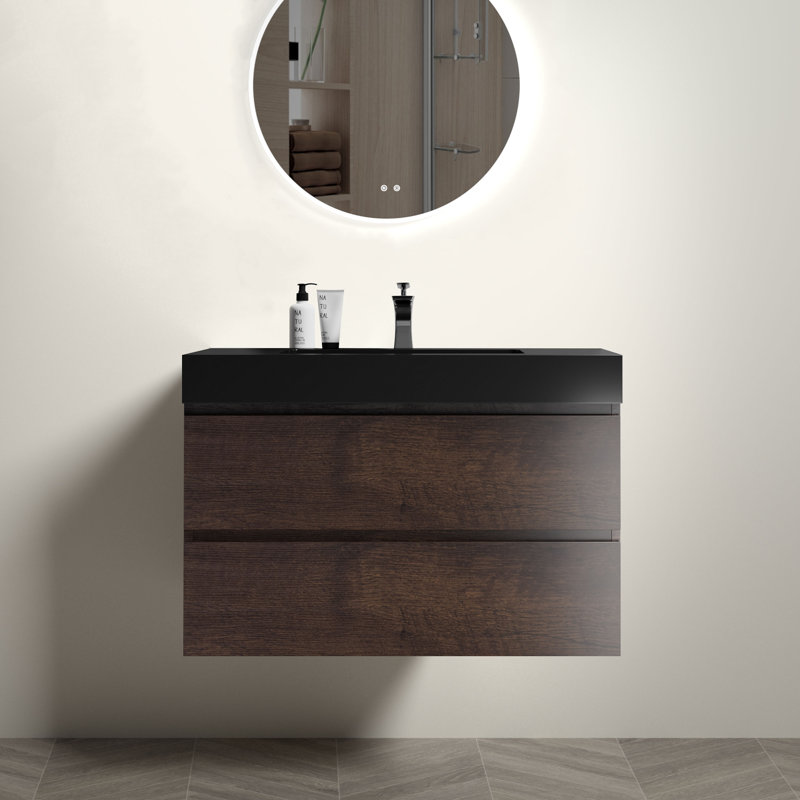 Meuble-lavabo de salle de bain Mid-Century