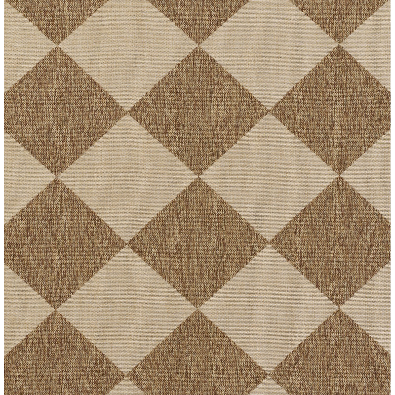 Tapis intérieur / extérieur naturel Erin Gates par Momeni Saybrook, Rectangle 3 pi 3 po x 5 pi