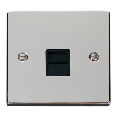 Polished Chrome Master Telephone Single Socket