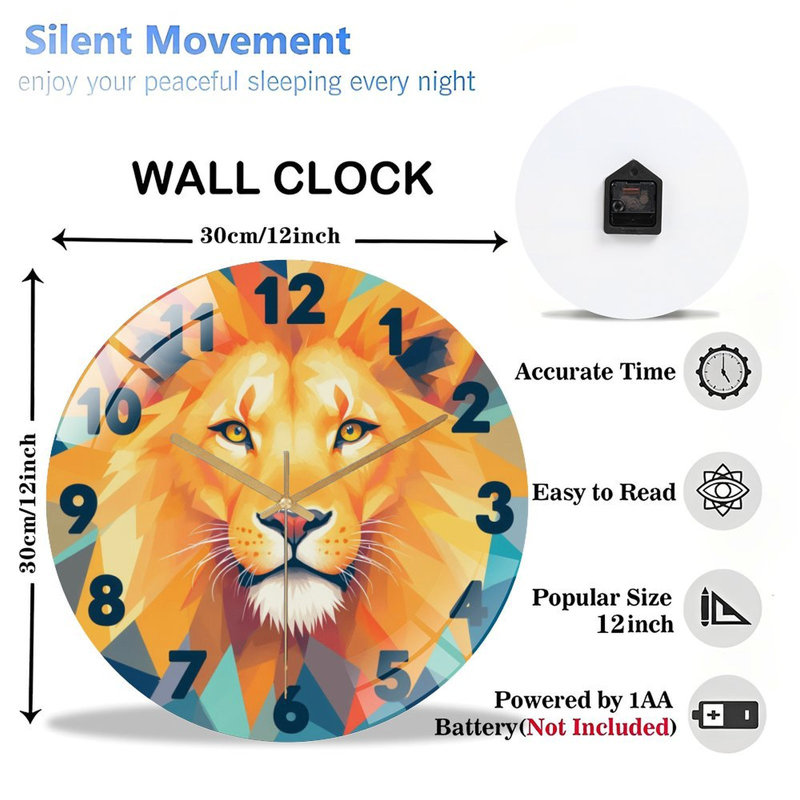 Horloge murale 12 po