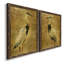 «Gold Crane at Dusk I», ensemble de reproductions d'art sur toile encadrées-1671585469-1671585480