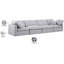 Canapé rembourré 140 po Itala-94482281