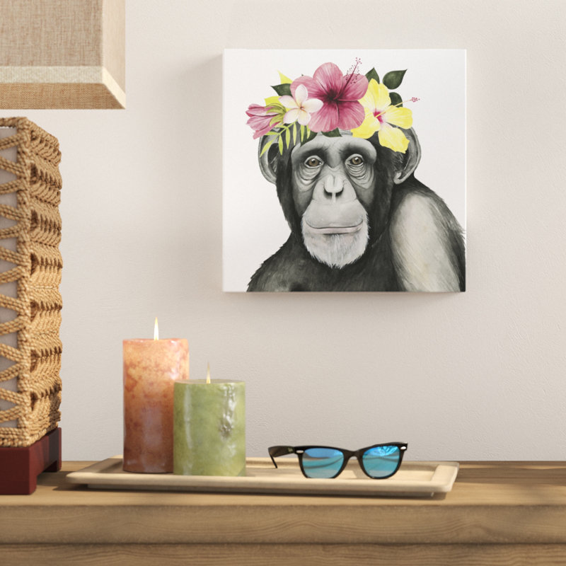 Tropical Halo V by Grace Popp - Wrapped Canvas Print, 30cm H x 30cm W