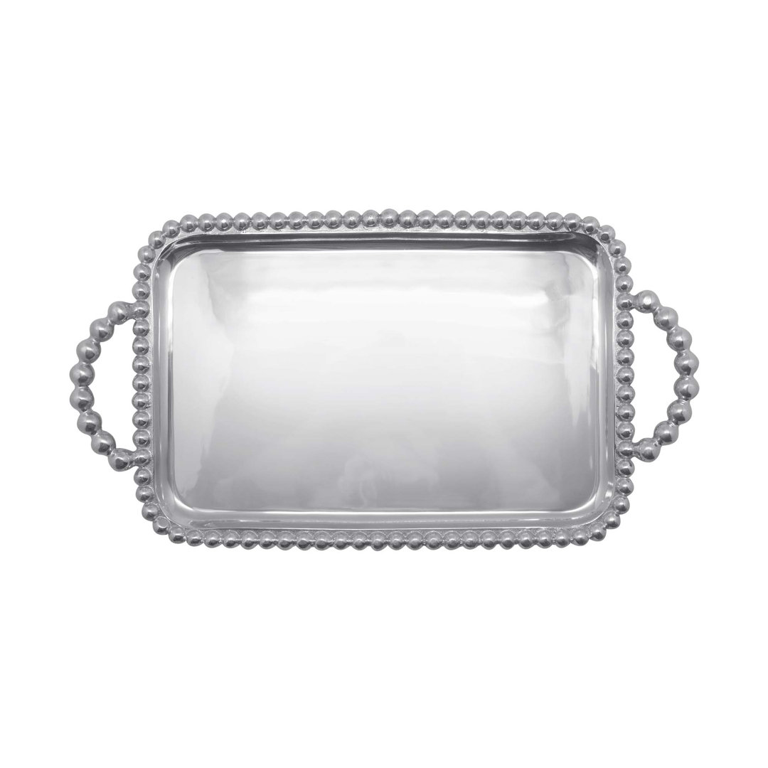 String Of Pearls Aluminum Tray Mariposa