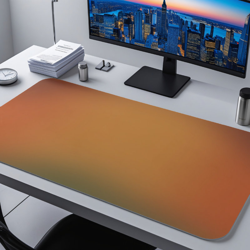 Polyester Desk Pad, 14.4x12.1
