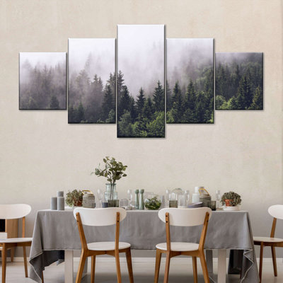 «Hazy Pine Forest», reproduction d'art sur toile