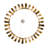 16 - Light Gold/Chrome Geometric Pendant