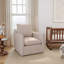 Fauteuil demi-tonneau pivotant avec coussin amovible de 29,7 po de largeur moderne avec coussin amovible (ensemble de 5)-781864381-786964488