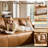 Boneless Cloud Sectional Couch With Chaise, Deep Seated L-Shaped Modular Sofa, No Assembly Required, Faux Leather, Ideal For Modern Living-1588741151