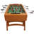 Orange Rectangular Manufactured Wood + Metal Foosball Tables