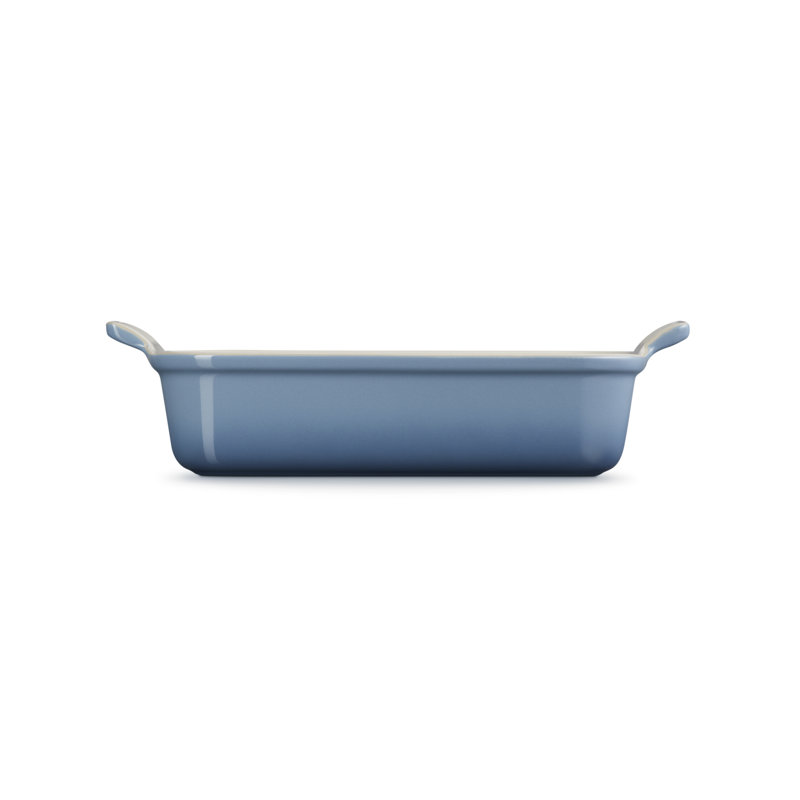 Le Creuset Stoneware Heritage Rectangular Dish, 26cm/2.4L, Chambray
