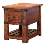 Solid Wood End Table