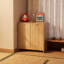 Armoire à linge basculante avec 2 paniers amovibles, rangement pour salle de bain