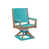 Blue/Antique Mahogany