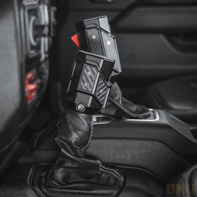 Aluminum Alloy Gear Shift Knob – Automatic Transmission Shifter & Transfer Case Lever Handle Kit For Jeep Wrangler JL/Gladiator JT 2018+ (Not Fit For Manual Transmission)