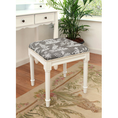 Tabouret de coiffeuse en bois massif Vansickle
