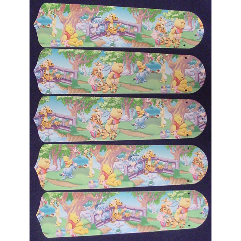 Winnie Pooh Piglet Eeyore Tigger 5 Piece 21" Blade Set