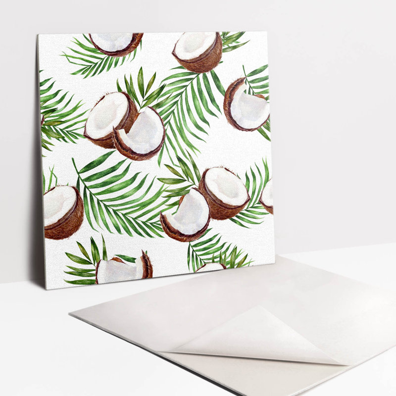 Maelia 30cm x 30cm Plastic Field Tile in Green