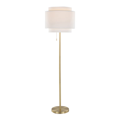 Lampe sur pied contemporaine en métal