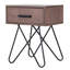 Hallee Cross Legs End Table