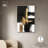 Golden Contrast I Canvas Gold Leaf Wall Art by Art Remedy-107456286-107456277