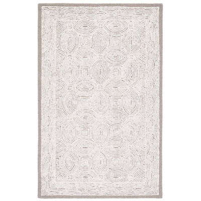 Reinhild Hand Tufted 0.8 Wool 0.2 Cotton Geometric Rug