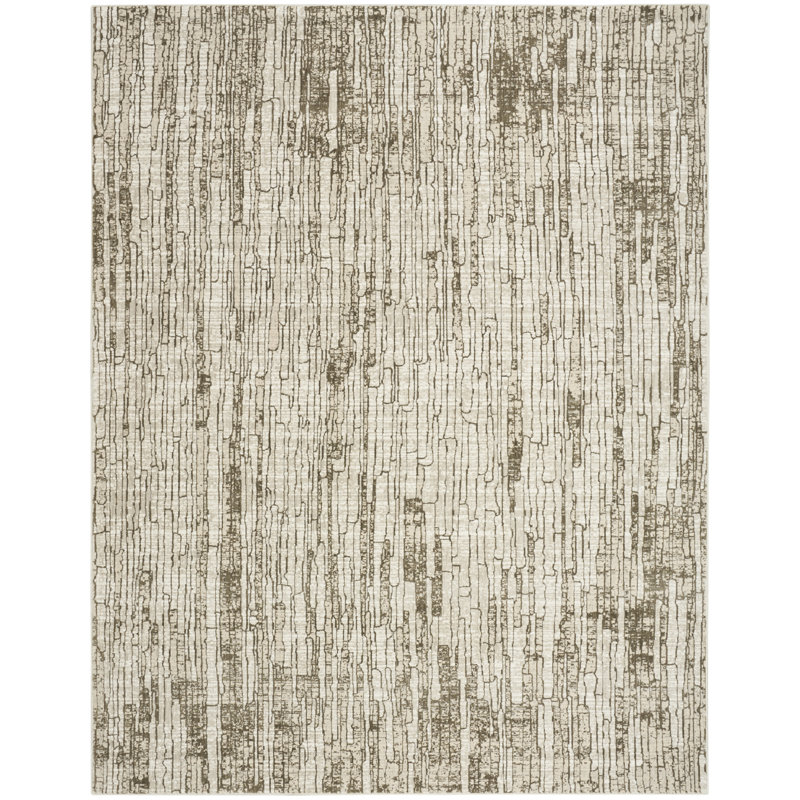 Nourison Soft Structure 5'3" x 7'3" Mocha Modern Indoor Rug, Rectangle 5'3" x 7'3", Mocha