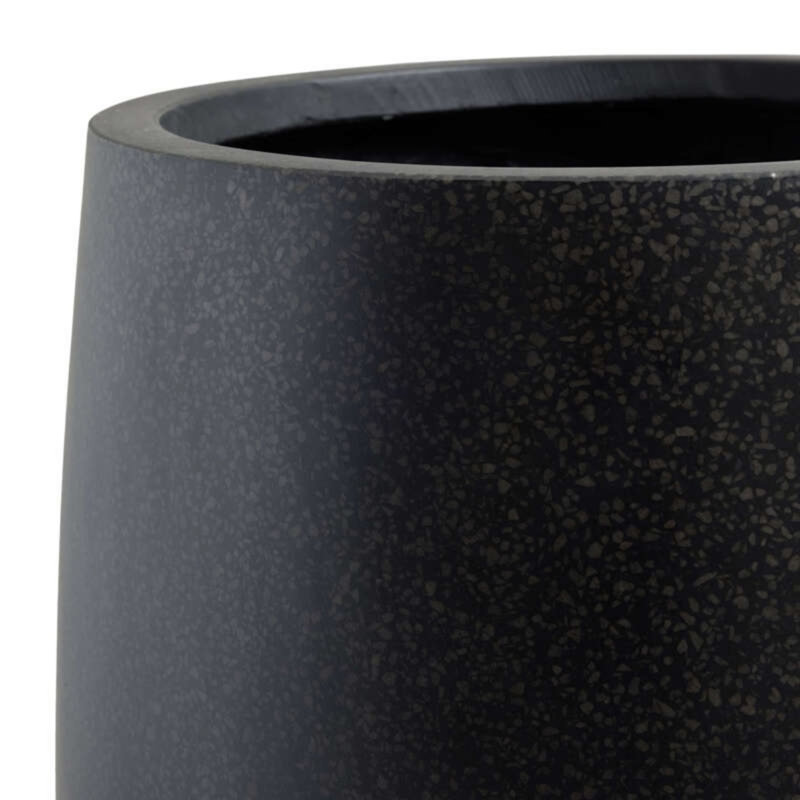 Culbane Handmade Pot Planter, 25" H x 17" W x 18" D, Black