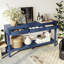 Console de table d'entrée avec tiroirs et tablette inférieure-872669269