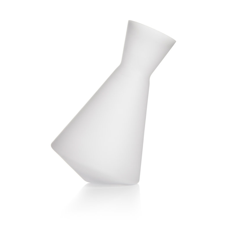 Vaso Crystal Lead Free Crystal Wine Decanter, Frosted
