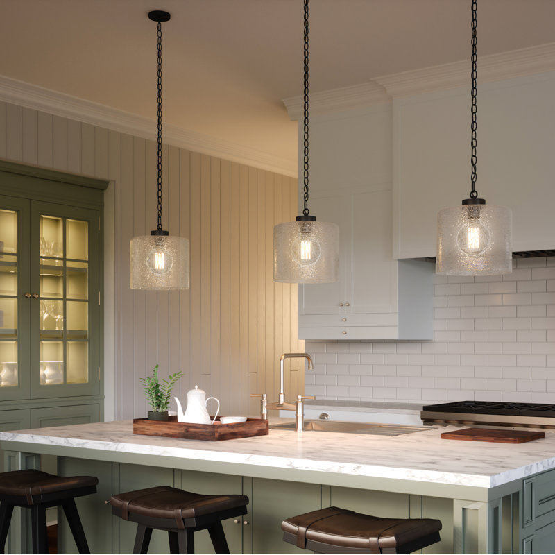 Auburn 1 - Light Single Pendant, Matte Black