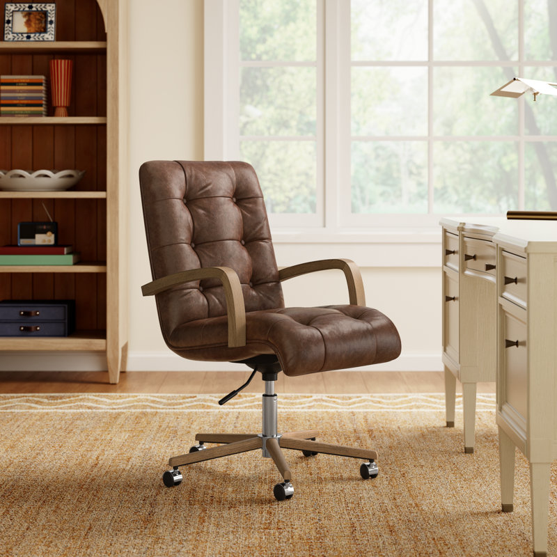 Genuine Leather Task Chair