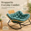 Chaise berçante 39,37 "Papasan-215964989