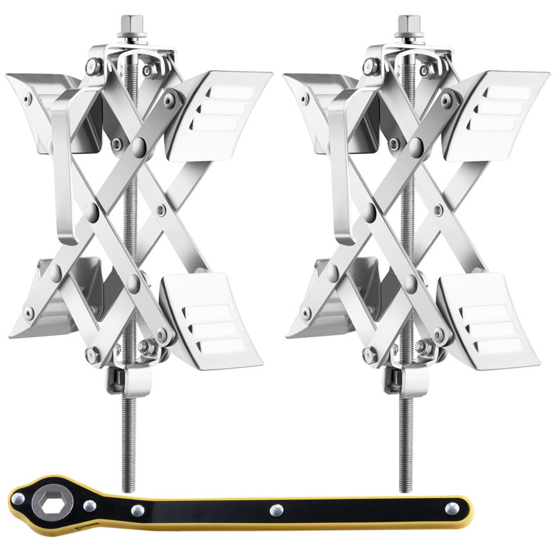 Camper Wheel Chock Stabilizer, X-shaped RV Stabilizer