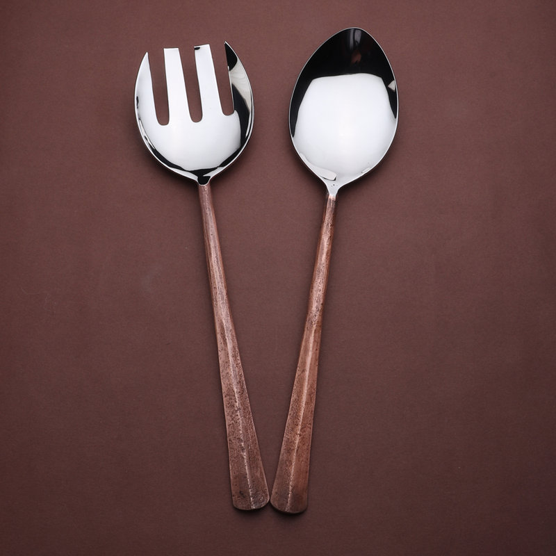 Ayasha Stainless Steel Salad Servers