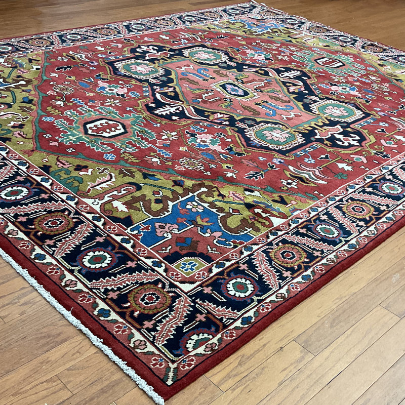 Tapis rectangulaire en laine
