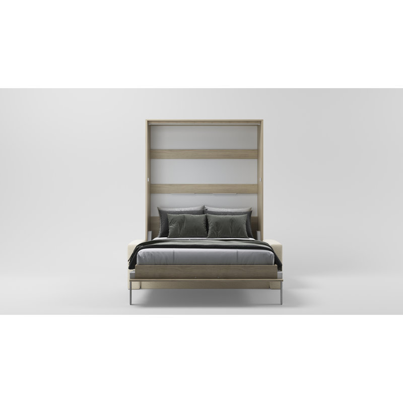 Neidelin Upholstered Bed, Beige/Cream