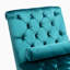 Canapé moderne avec pieds en acrylique et chaise longue-105791133