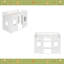 Lit mezzanine simple avec échelle-535341409