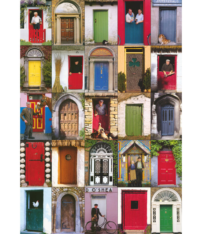 Portes irlandaises, H 18 po x l 12 po