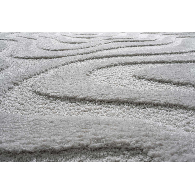 Chanique Abstract Area Rug, Rectangle 133cm x 195cm, Ivory