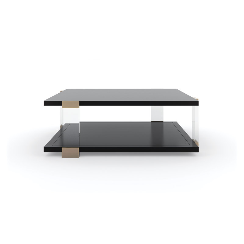 Corner Coffee Table, Black