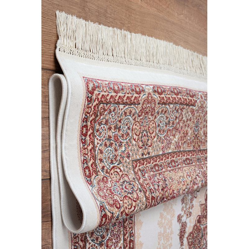 Colmenero Oriental Viscose Machine Made Indoor / Outdoor Area Rug, Rectangle 9'10" x 13'1"