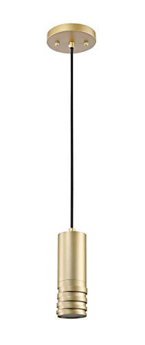 Luminaire suspendu Luminus, Or, H 7 po x l 2 po x P 2 po